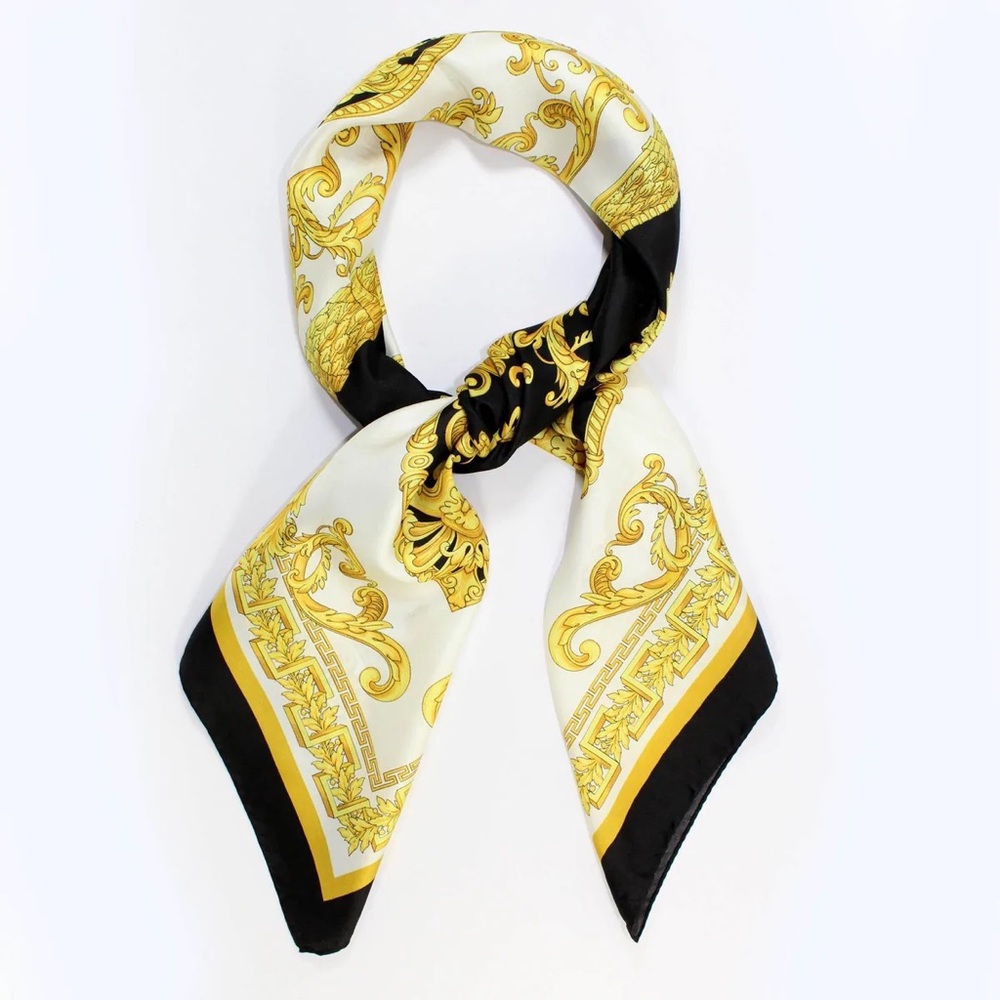 VERSACE Baroque Silk Scarf - NEW
